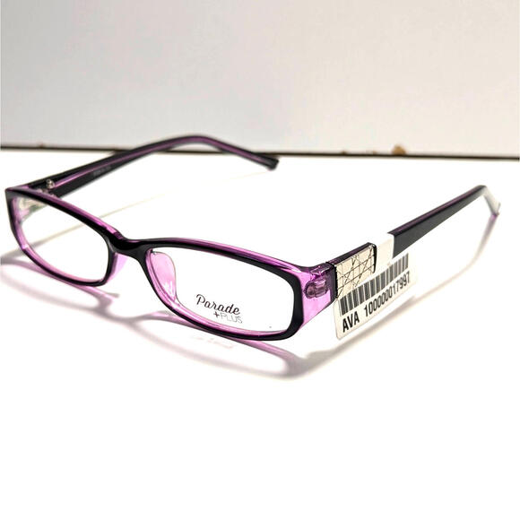 Parade PARADE+Plus 2101 Black/Purple 53-16-135 Eyeglasses Eyewear FRAMES ONLY